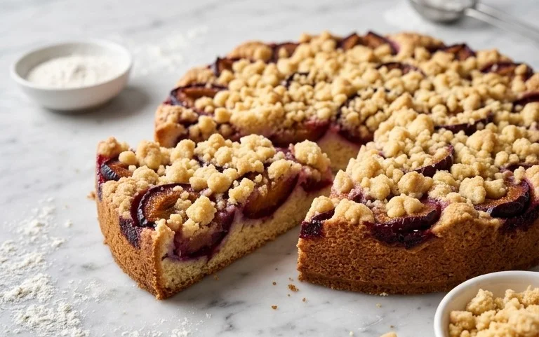 Zwetschgenkuchen mit Streusel: Blitzschnell & lecker